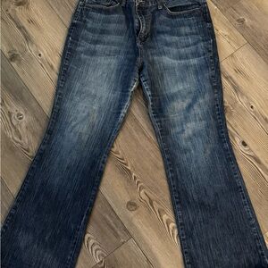 New York & Company Blue Flare Jeans